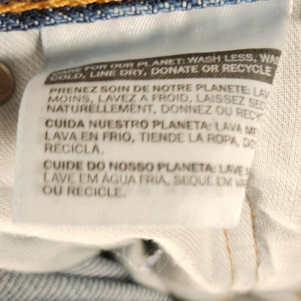 Levi's 505 Straight Leg Jeans‎ Mens 40x32 Blue Excellent Regular Fit Denim